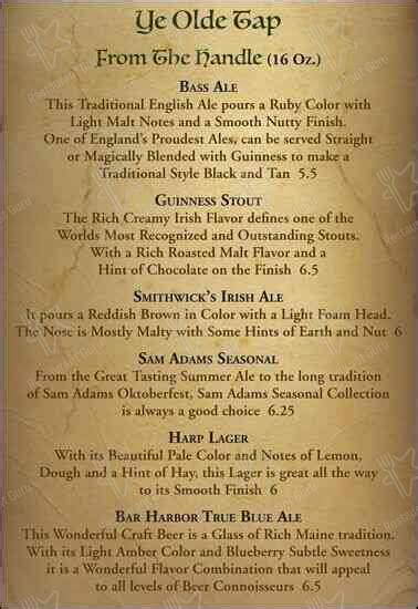 paddy's bar harbor|paddys pub menu.